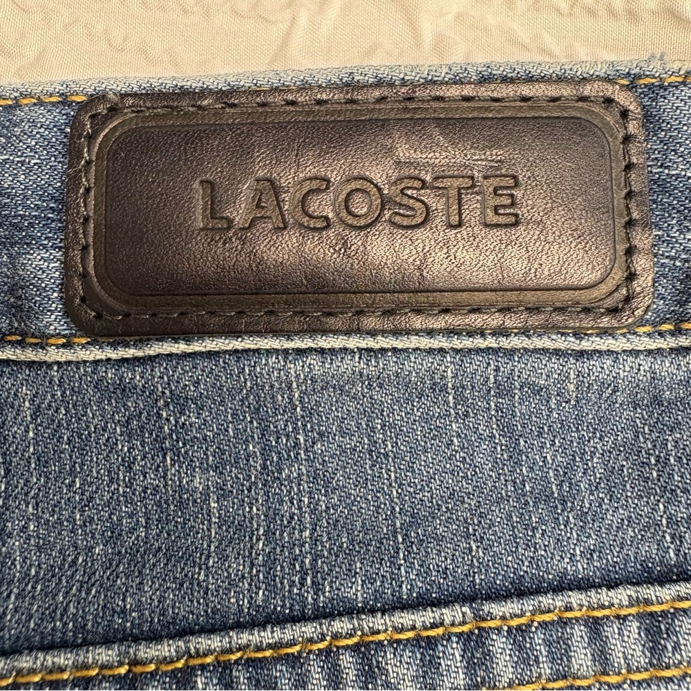 Lacoste Women's Denim Straight Leg Jeans - Picture 6 of 16